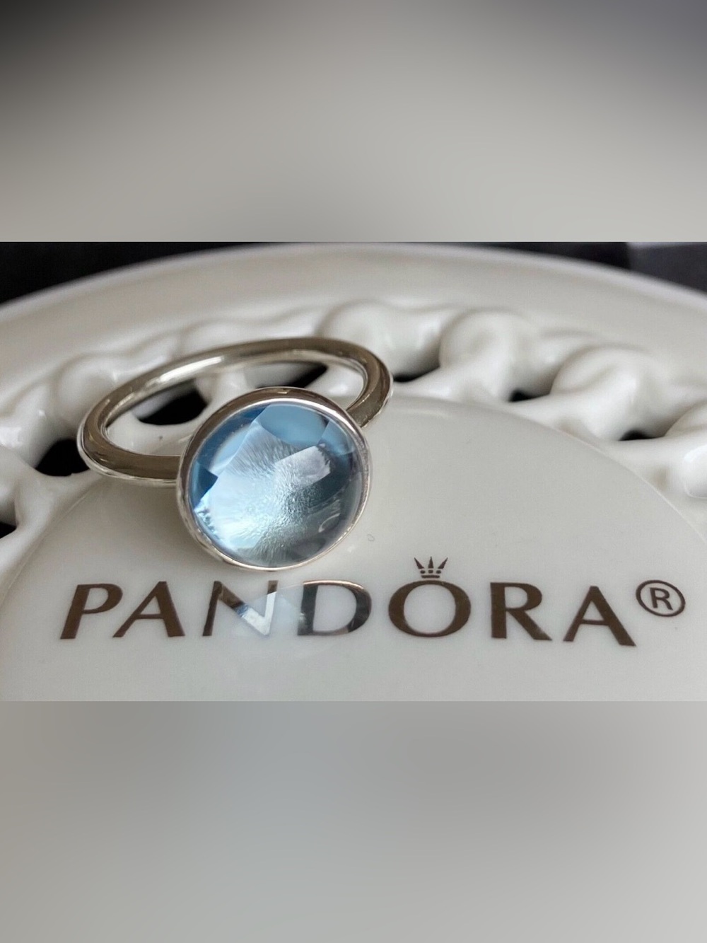 Pandora Poetic Droplet Ring Size 54 (7)